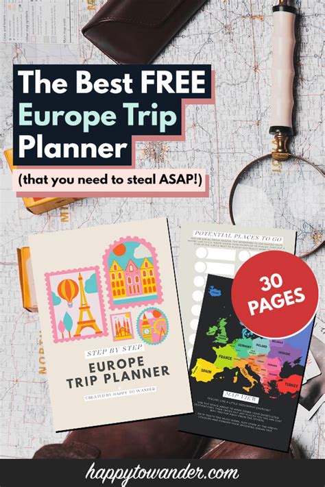 Europe Trip Planning Map 的图像结果