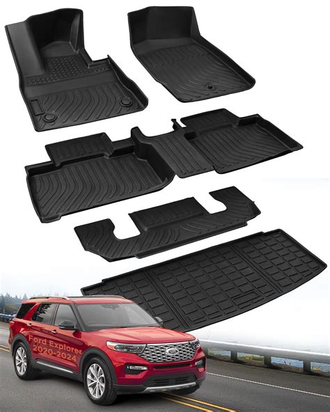 DrCarNow for Ford Explorer Floor Mats 2025 2024 2023 2022 2021 2020 ...