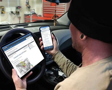 OBDII Diagnostics on a Tablet | ALLDATA Mobile