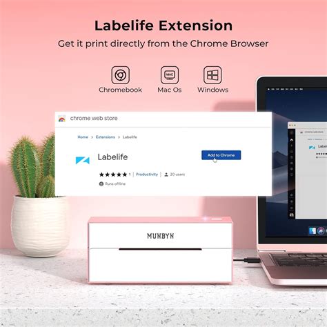 Buy MUNBYN Bluetooth Thermal Label Printer, 4x6 Shipping Label Printer ...