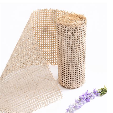 Buy 36" Width Rattan Cane Webbing Roll 5 Feet Hexagon Weave Pre-Woven ...