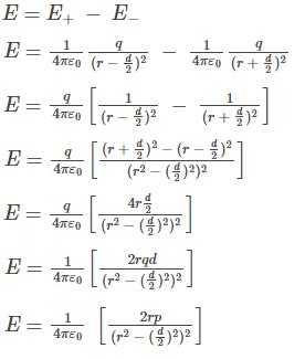 Potential and Field Due to Dipole - Physics Optional Notes for UPSC PDF ...