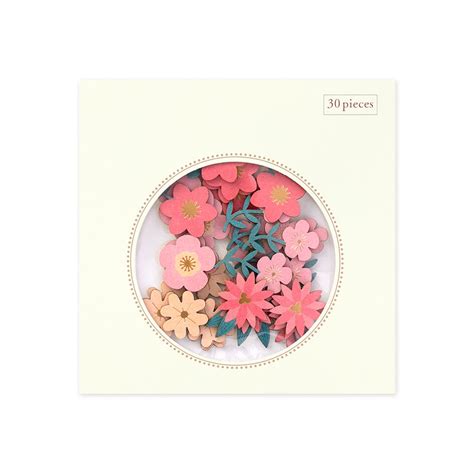 Midori PC Museum 2520 Decoration Sticker - Flower Red – AARCAAI