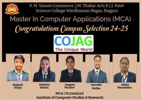 MCA INSTITUTE OF COMPUTER STUDIES AND RESEARCH