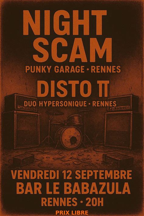 NIGHT SCAM + DISTO PI, 182, Avenue Général George Patton, Rennes, 12 ...