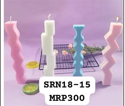 ZIGZAG CANDLE MOLD SRN 18-15
