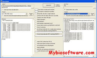Open Babel Tutorial 的图像结果