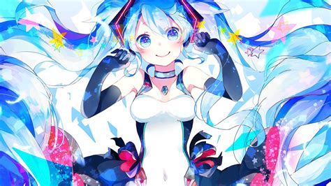 🔥 Free Download Anime Cute Girl Hatsune Miku Vocaloid 4k Wallpaper by ...