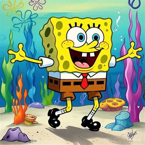 Spongebob Fan Art | Cartoon Characters | Cartoon Art | Cartoons Dancing ...
