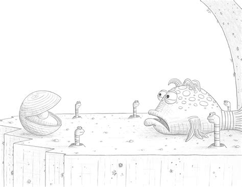 The Pout-Pout Fish "Color It Yourself" images