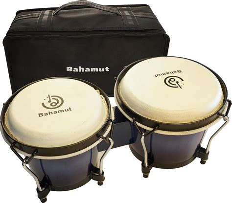 Amazon.com: BAHAMUT Bongo Drum Set, 6"+7" Wooden Bongos Gift for Adults ...