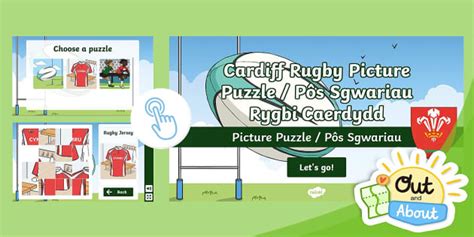 Cardiff Rugby Picture Puzzle / Pôs Sgwariau Rygbi Caerdydd