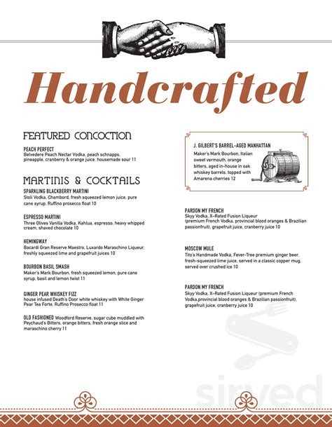 J Gilbert's Menu Overland Park at Lauren Brennan blog