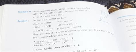CISE 16B (i) Prove that : AADE - AABC. 1 DB, calculate DE, if BC = 4.5 ...