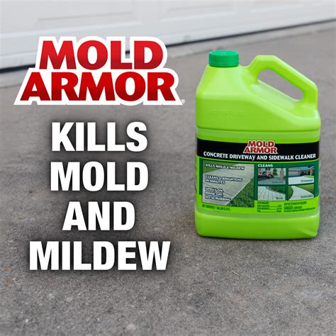 MOLD ARMOR Concrete Sidewalk & Driveway Cleaner, 1 Gallon - Mold Armor