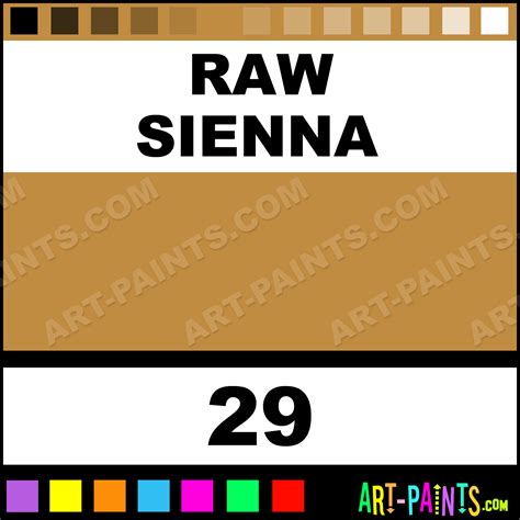 Raw Sienna Casein Colors Casein Milk Paints - 29 - Raw Sienna Paint ...