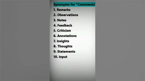 Image result for Commenting Words