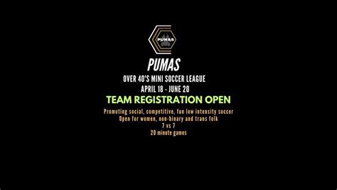 PUMAS Over 40s Soccer League for Women, Non-Binary and Trans Folk ...