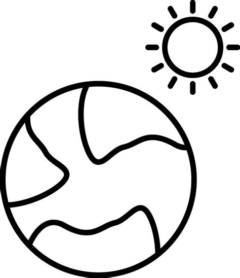 Earth Icon Simple Line 的图像结果