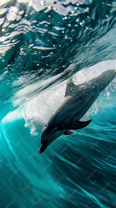 Premium Photo | Image of dolphin in the sea generated by ultra realistic artificial intelligence