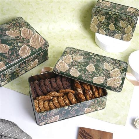 Essential Storage Trio: Set of 3 Rectangular Tin Boxes | Craft Paradise