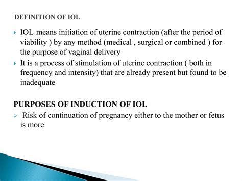 Induction of labour | PPTX