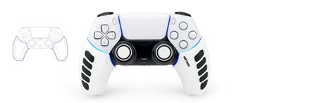 NiTHO Gaming Kit for PS5 Dualsense Controller, Customizing Anti-Slip ...