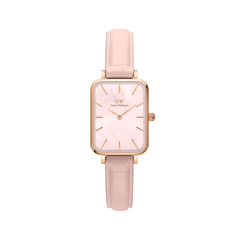Quadro Pressed Rouge - Pink Women's Watch | DW