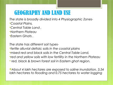 Agriculture in odisha | PPT