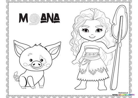 Coloring Pages Moana Printable