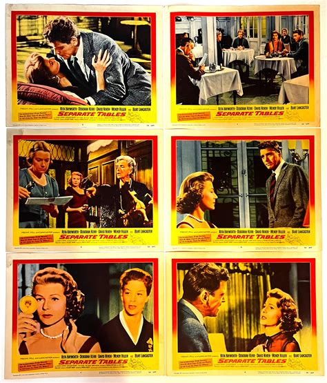 Lot - Separate Tables 1958 (United Artists) Starring Rita Hayworth ...