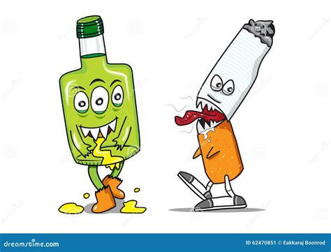 Monster Label Alcohol Tobacco Whiskey Stock Vector - Image: 62470851