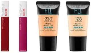 Maybelline New York Set Of 2 All Skin Full Coverage Foundations & 2 ...