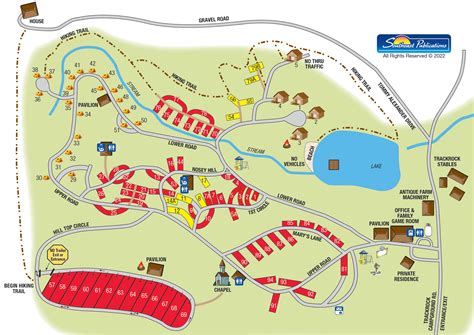 Campground Site Map - TrackRock Campground and Stables