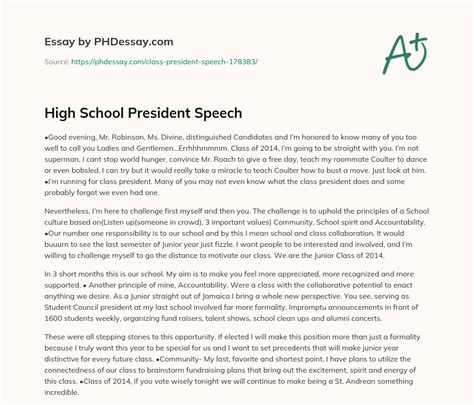 President Speech Example 的图像结果