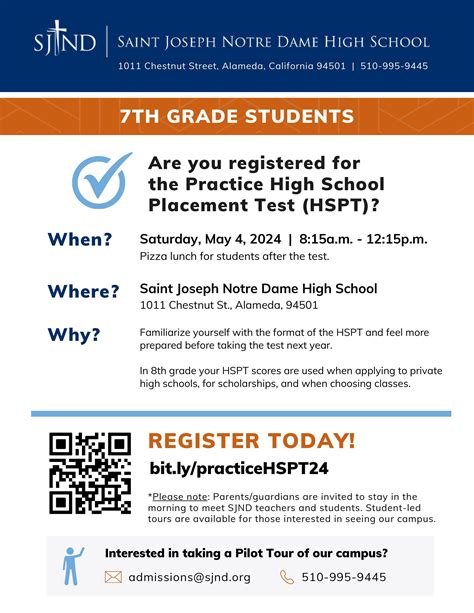SJND HSPT Practice Test for 7th graders! | Assumption School