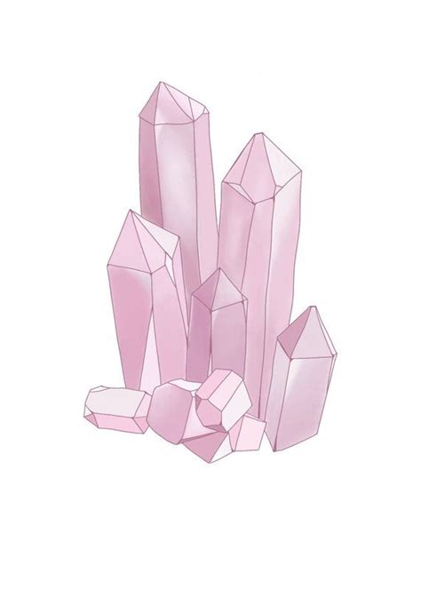 rose quartz drawing