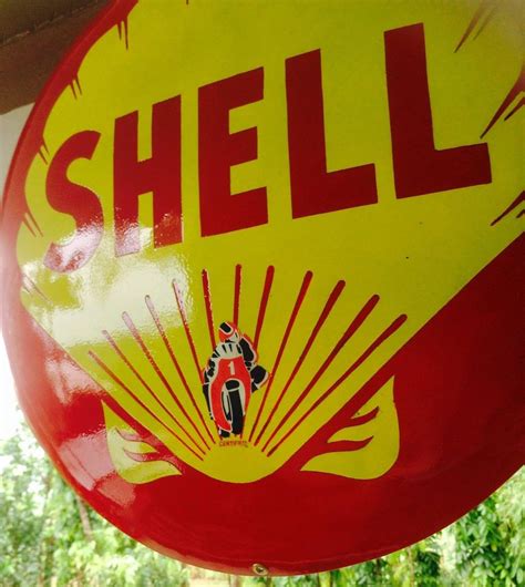 Image result for Shell Service Station Sign