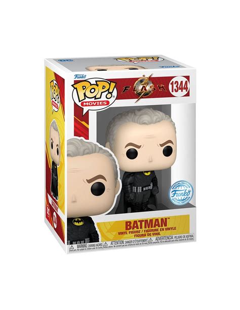 FUNKO POP! DC Comics Flash Batman (Keaton) Unmasked Special Edition ...