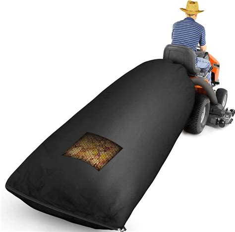 Amazon.com: HOLYRY Lawn Tractor Grass Catcher Bag Leaf Collector Leaf ...