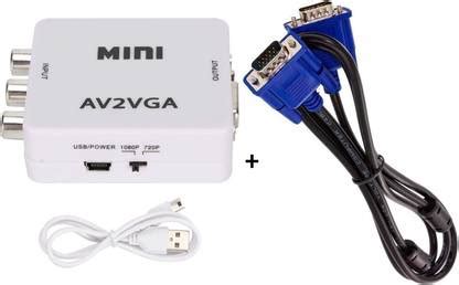 TERABYTE AV RCA to VGA Video with Audio to PC HDTV Converter + 1.50 ...