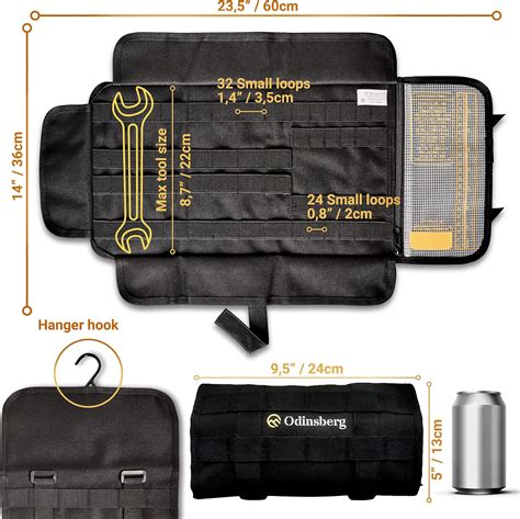 ODINSBERG Motorcycle Tool Roll Bag - Small Wrench India | Ubuy