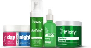 mixify Mega Anti Acne Combo - Clarifying Face Wash + Anti Acne Serum ...