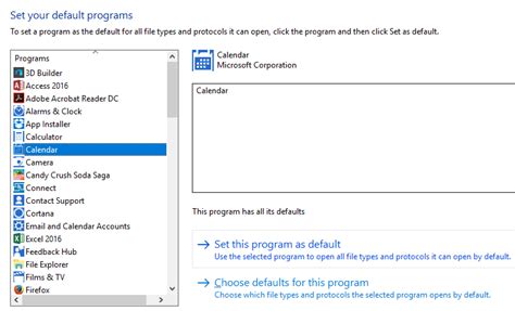 Image result for Set Your Default Programs Windows 1.0