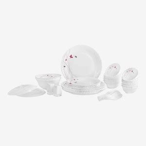 cello Pack of 37 Opalware Dazzle Lush Fiesta Dinner Set Price in India ...