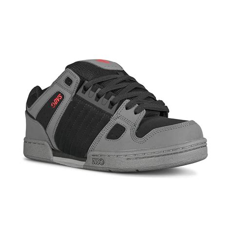 DVS Celsius Skate Shoes -Black/Charcoal/Red - Supereight