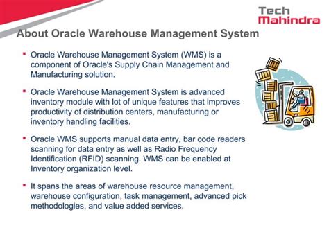 Image result for Oracle WMS Features