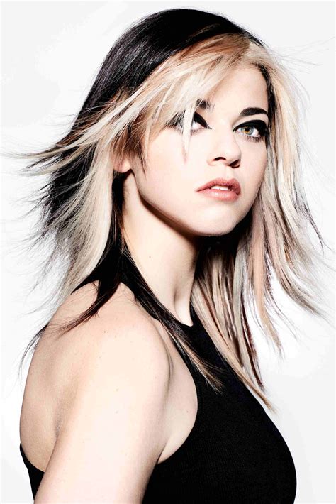 Black and Blonde Colour Blocking | HJ Gallery