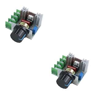 (2 pc) Pro3D 2000W 220V SCR Voltage Regulator Dimmers Speed Controller ...