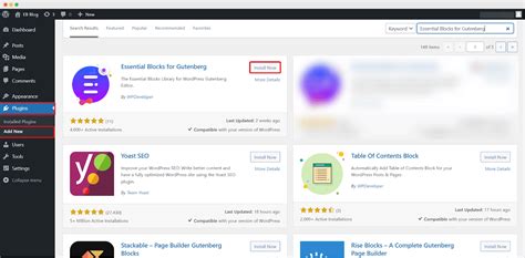 Image result for WordPress Content Table